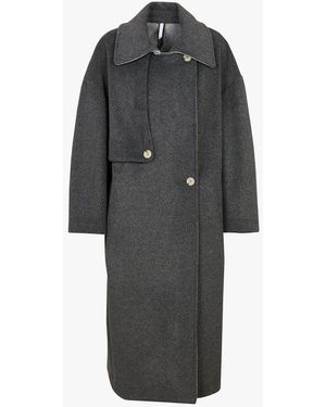 Imperial Manteau Col Classique Femme - Gris