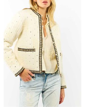 Wild Veste Droite En Coton Femme - Neutre
