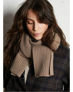 Becksöndergaard Foulard En Laine Mélangée - Marron