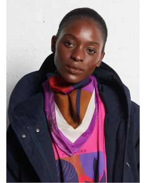 One Step Foulard En Soie - Violet