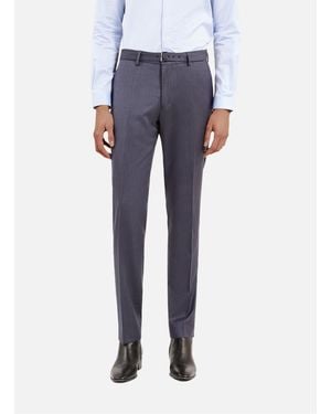 The Kooples Pantalon De Costume À Rayures Homme - Bleu