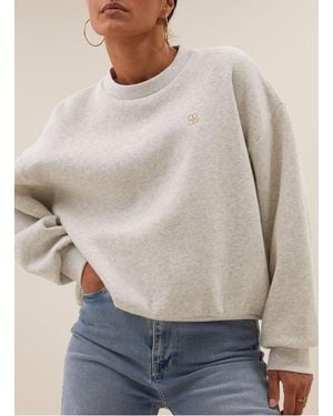 By-Bar Sweat Droit En Coton Bio Femme - Gris