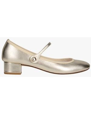Repetto Babies En Cuir Femme - Neutre