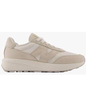 New Balance Baskets Basses En Cuir Mélangé Femme - Blanc