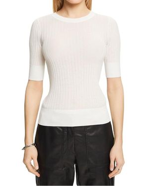 Esprit Pull Col Rond Femme - Blanc
