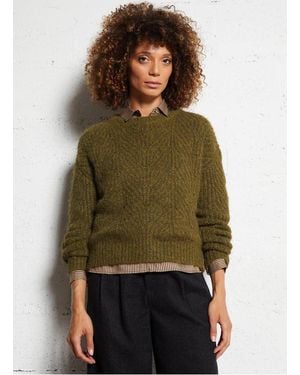 See U Soon Pull Col Rond Femme - Vert