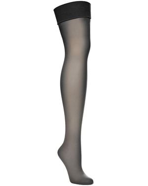 Wolford Bas Individual 10 Stocking Femme - Noir