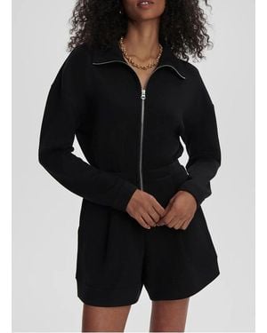 Varley Combishort Droite Col Montant Femme - Noir