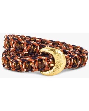 Sessun Ceinture À Boucle En Macramé - Marron