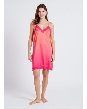 Love Stories Nuisette Col V Satinée Femme - Rose