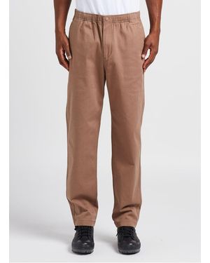 Minimum Pantalon Droit En Coton Mélangé - Neutre