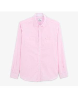 Serge Blanco Chemise Manches Longues En Coton - Rose