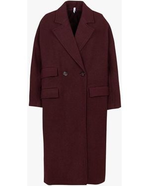 Imperial Manteau Col Tailleur Femme - Rouge