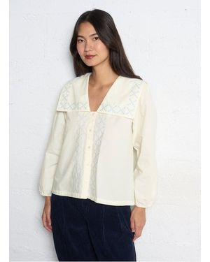 The Tiny Big Sister Chemise Droite Colmarin En Coton Femme - Neutre