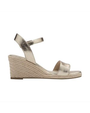 Tamaris Sandales Compensées Touch-It Femme - Métallisé