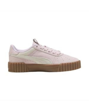 PUMA Basket Cuir Carina 3.0 Luxe Sd Femme - Rose