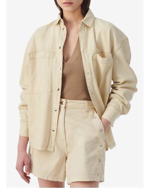 IRO Surchemise Droite En Coton Mélangé Femme - Neutre