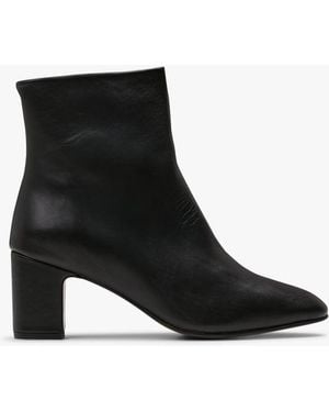 Anonymous Copenhagen Bottines À Talons En Cuir Femme - Noir