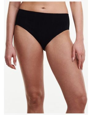 Chantelle Pulp Bas De Maillot De Bain Culotte Taille Haute - Noir