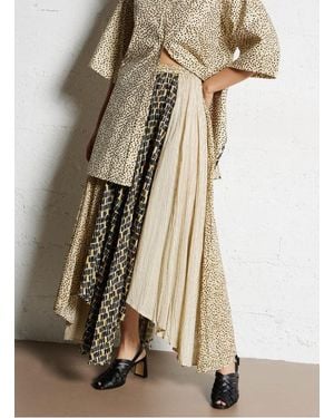 Mes Demoiselles Jupe Longue En Coton Imprimé Femme - Neutre