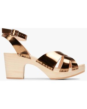 sabot youyou Sabots Sandales À Talons Ouverts Avec Bride Ajustable Femme - Neutre