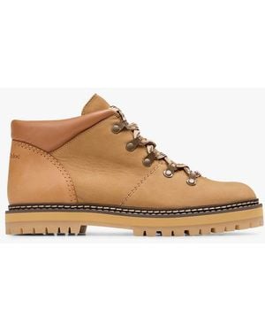 See By Chloé Boots Bi-Matière Femme - Marron