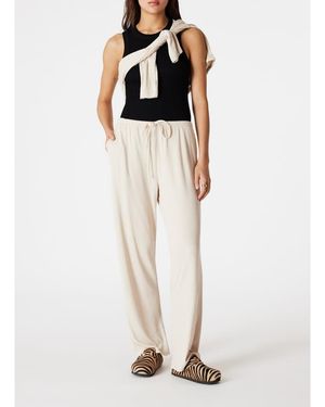 Icône Pantalon De Pyjama Côtelé Femme - Neutre