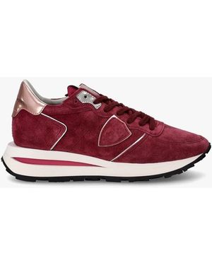 Philippe Model Sneakers Trpx Haute Running Femme - Rouge