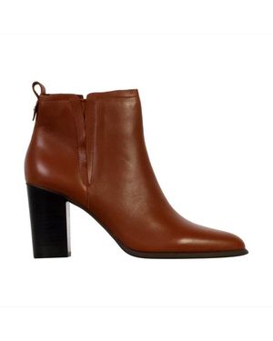 Emilie Karston Bottines Cuir Leia Femme - Marron