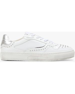 IKKS Baskets Basses En Cuir Femme - Blanc