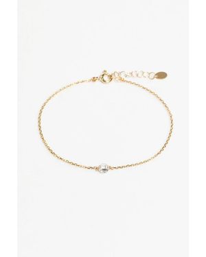 YAY Bracelet Chaîne Oriana Or 750 Diamant - Blanc