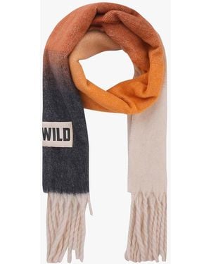 Wild Echarpe Épaisse À Franges - Marron