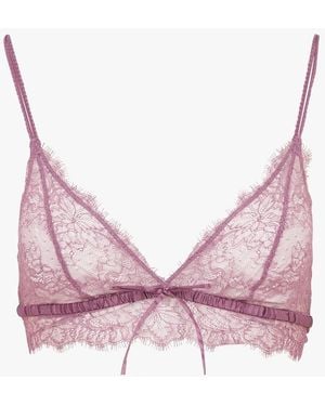Love Stories Bralette Triangle En Dentelle Femme - Rose