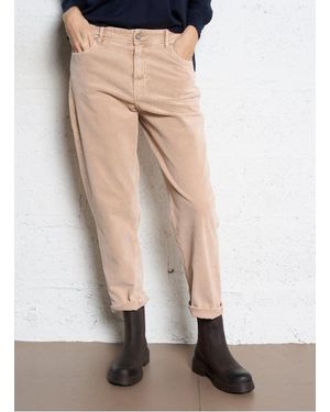 Hod Paris Pantalon Slim En Coton Mélangé Femme - Neutre