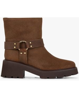 Ba&sh Bottines En Cuir Femme - Marron