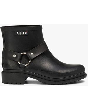 Aigle Bottes De Pluie Femme - Noir