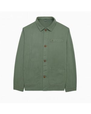 Serge Blanco Veste Worker En Coton - Vert