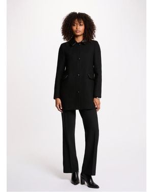 Morgan Manteau Col Classique Femme - Noir