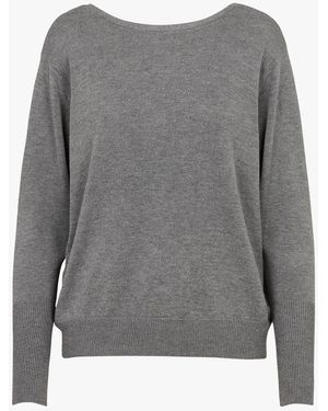 IKKS Cardigan Oversize Col V Femme - Gris