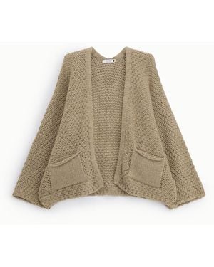 Please Cardigan Oversize À Poches Devant - Neutre