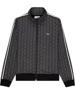 Lacoste Monogram Track Top Black