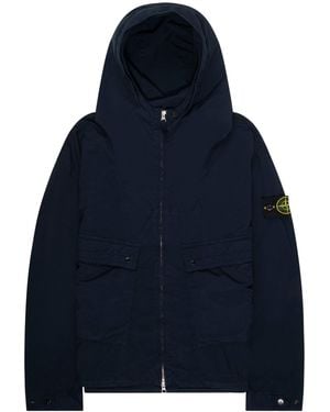 Stone Island Light Compact Touch Polyester Jacket - Blue