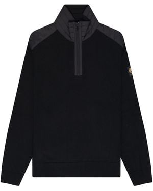Belstaff Kilmington 1/4 Zip Jumper - Black