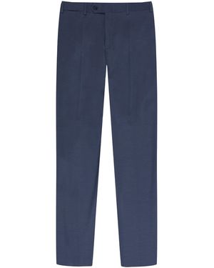 Canali Hairline Strip Seersucker - Blue