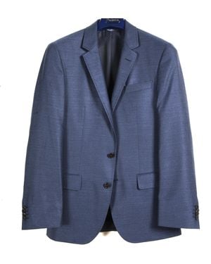 BOSS Hugo Hutsons1 Wool & Silk Fleck Sports Jacket Mid Blue