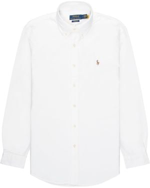 Polo Ralph Lauren Custom Fit Cotton Shirt - White
