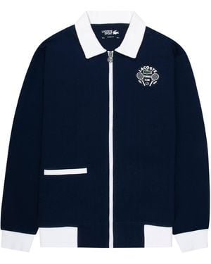 Lacoste Tennis Heritage Full Zip Track - Blue