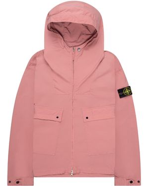 Stone Island Light Compact Touch Poly Tc Jacket - Pink
