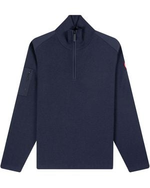 Canada Goose 'Stormont' 1/4 Zip Knit - Blue