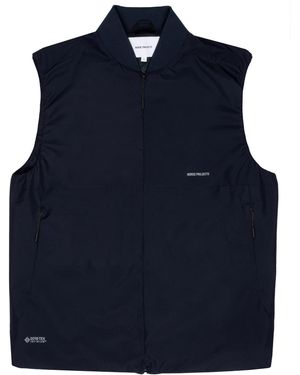 Norse Projects Gore-tex Gilet Navy - Blue